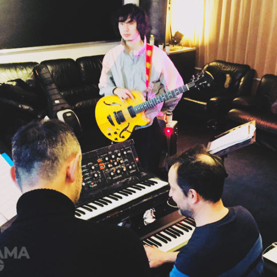 Yokohama Calling – May Inoue jazz guitarist with Jason Rebello rehearsal